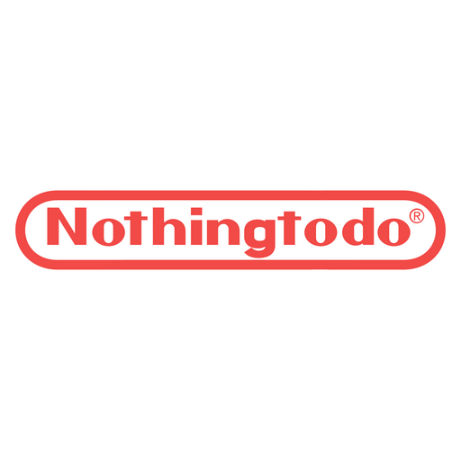 here is a Nothingtodo Nintendo Logo Style Sticker from the Logo collection for sticker mania