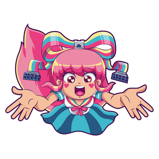 here is a Gravity Falls Giffany Sticker from the Gravity Falls collection for sticker mania
