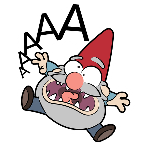 here is a Gravity Falls Shmebulock Screaming Sticker from the Gravity Falls collection for sticker mania