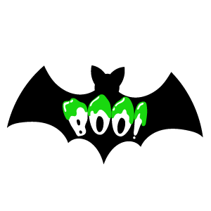 cool and cute Boo Bat for stickermania