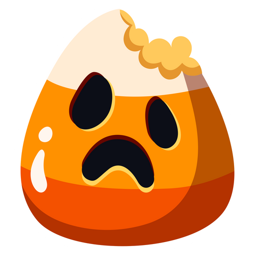 here is a Halloween Candy Corn Sticker from the Halloween collection for sticker mania