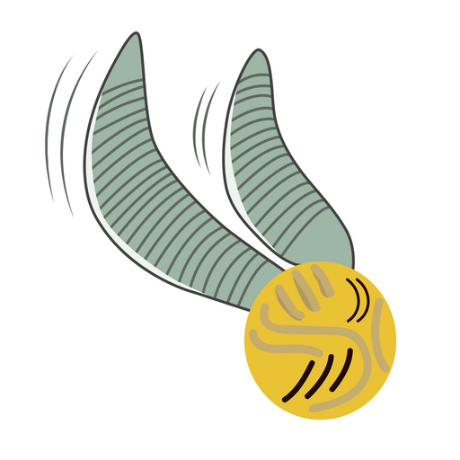 here is a Harry Potter Golden Snitch Sticker from the Harry Potter collection for sticker mania