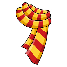 Harry Potter Gryffindor Scarf Sticker