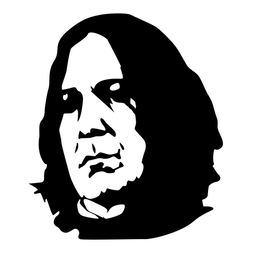 here is a Harry Potter Severus Snape Sticker from the Harry Potter collection for sticker mania