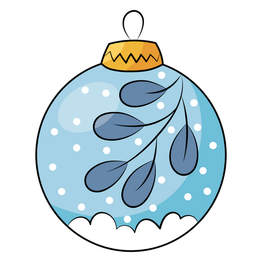 here is a Christmas Tree Bauble Sticker from the Holidays collection for sticker mania