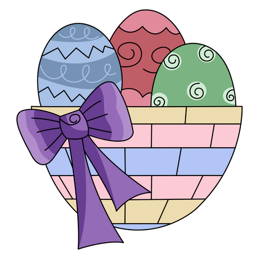 here is a Easter Eggs in Bowl Sticker from the Holidays collection for sticker mania