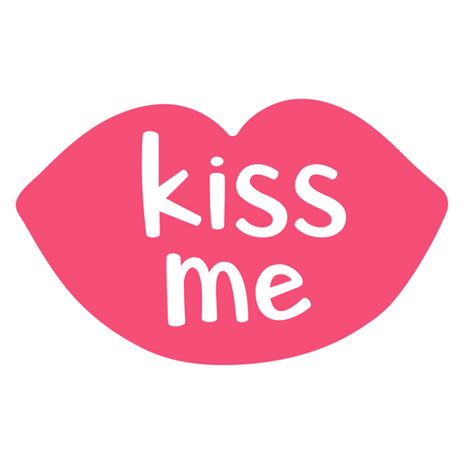 here is a Lips Kiss Me Sticker from the Inscriptions and Phrases collection for sticker mania