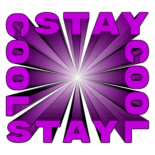 here is a Stay Cool 3D Sticker from the Inscriptions and Phrases collection for sticker mania