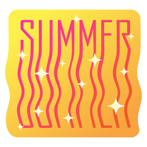 here is a Summer Sticker from the Inscriptions and Phrases collection for sticker mania