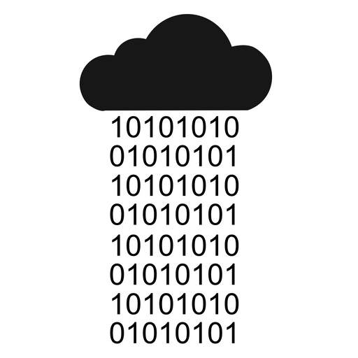 here is a Raining Data Sticker from the Into the Web collection for sticker mania