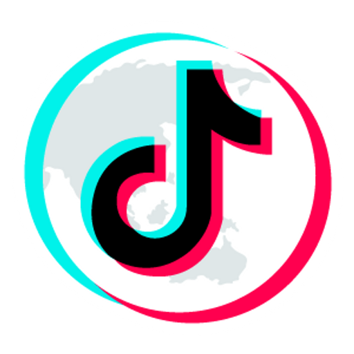 here is a TikTok Logo on top of Planet Sticker from the Into the Web collection for sticker mania
