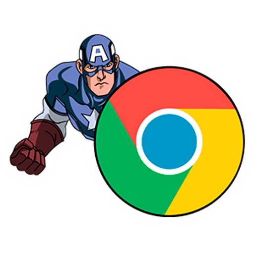 here is a Captain Chrome Browser from the Into the Web collection for sticker mania