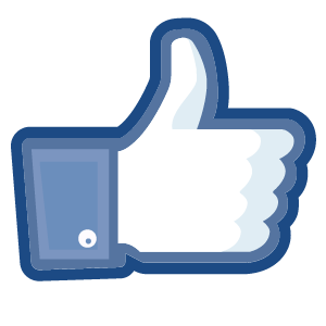 cool and cute Facebook Like Hand for stickermania