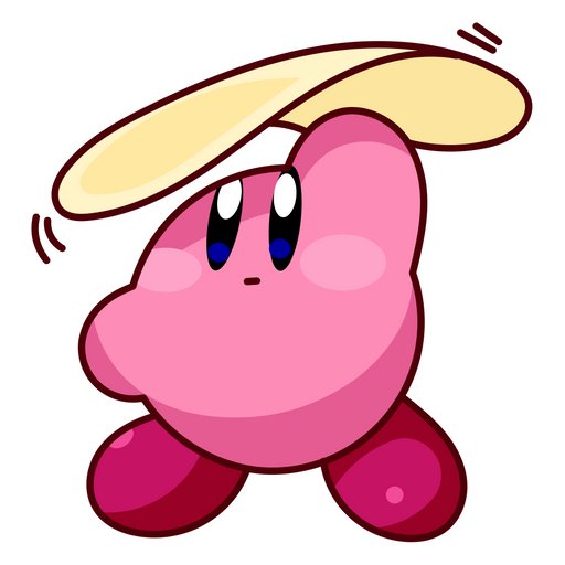 Kirby Makes Pizza Sticker