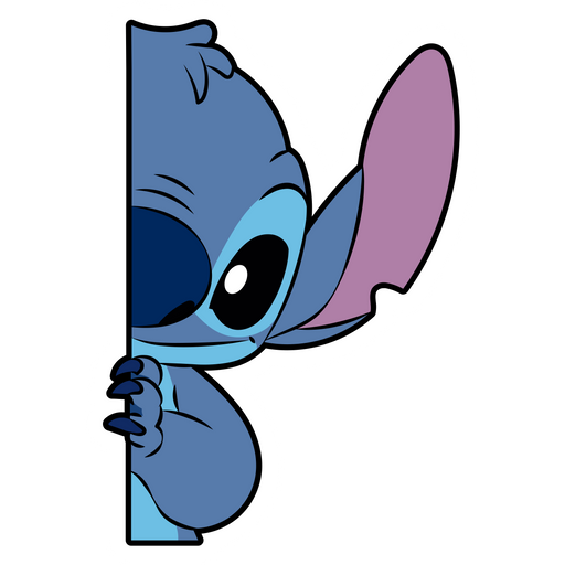 here is a Stitch Watching Sticker from the Lilo & Stitch collection for sticker mania