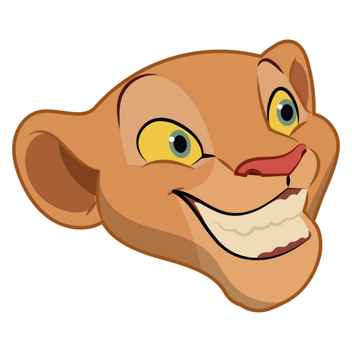 here is a The Lion King Nala Smile Sticker from the The Lion King collection for sticker mania