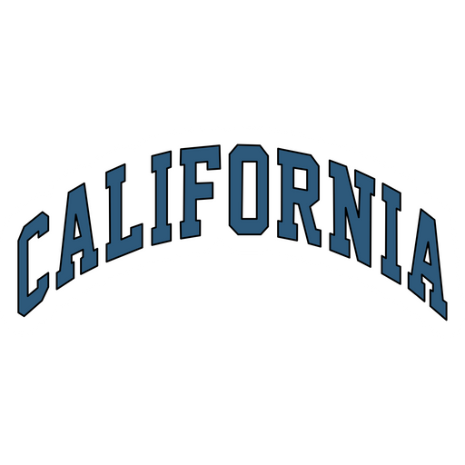 here is a California Logo Sticker from the Logo collection for sticker mania