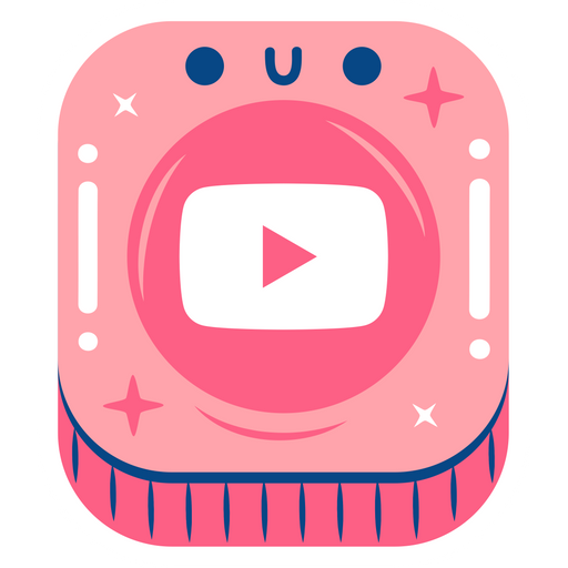 here is a Cute YouTube Logo Sticker from the Logo collection for sticker mania