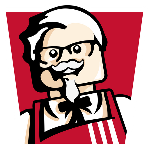 KFC LEGO Logo Sticker