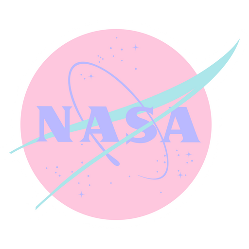 NASA Pink Logo Sticker