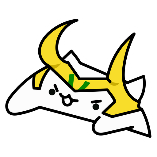 here is a Bongo Cat Loki Sticker from the Marvel collection for sticker mania