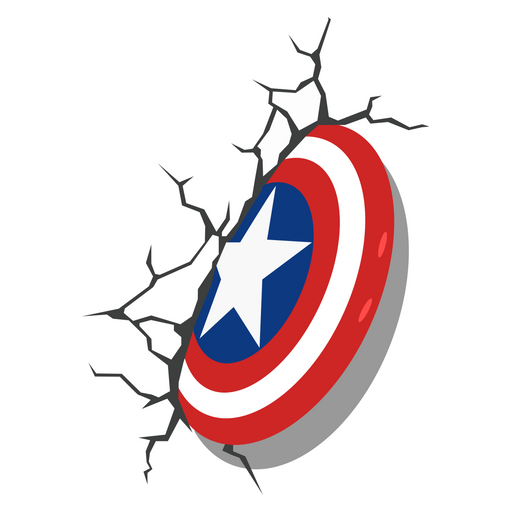 Captain America s Shield Sticker Sticker Mania