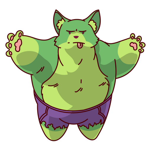 here is a Hulk Dog Sticker from the Marvel collection for sticker mania