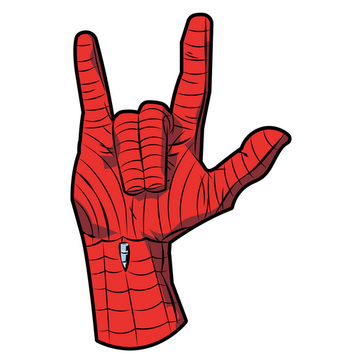 here is a Spider-Man Thwip Sticker from the Marvel collection for sticker mania