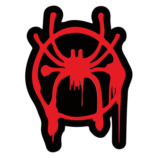 here is a Spider-Verse Art Sticker from the Marvel collection for sticker mania