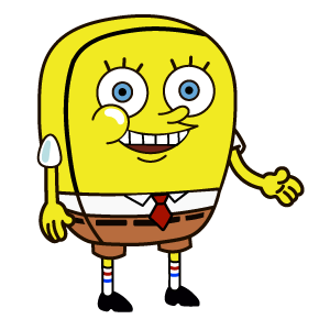 cool and cute Increasingly Buff SpongeBob Not Tough Meme for stickermania