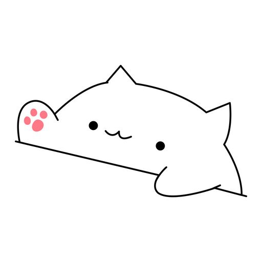 here is a Bongo Cat Sticker from the Memes collection for sticker mania