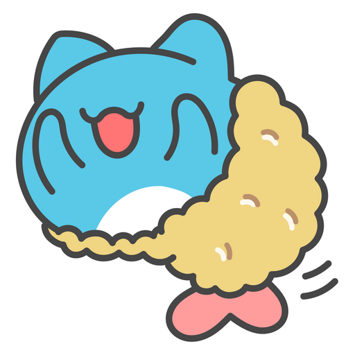 here is a Bugcat Capoo Shrimp Sticker from the Memes collection for sticker mania