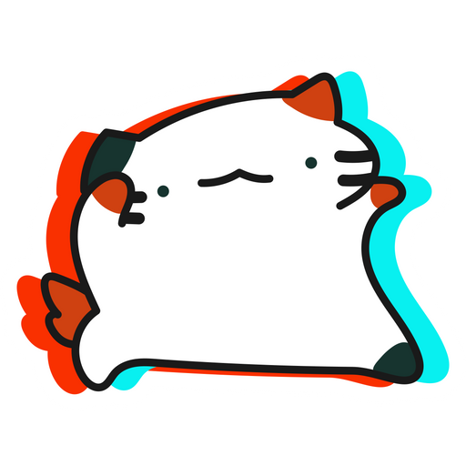 Cuptoast's Crumb Cat Meme Sticker