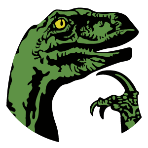 here is a Philosoraptor Meme from the Memes collection for sticker mania