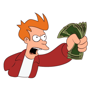 here is a Shut Up And Take My Money Meme Sticker from the Memes collection for sticker mania
