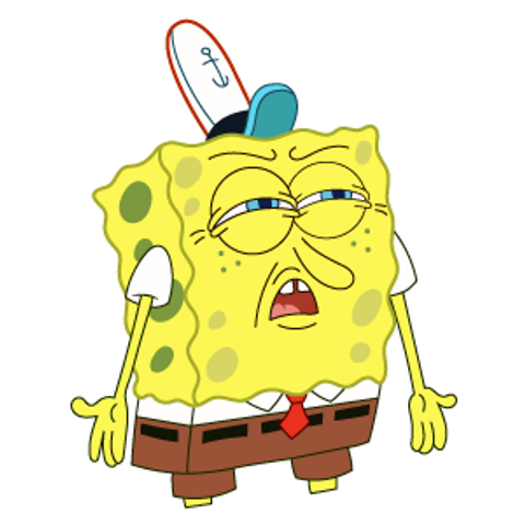 SpongeBob Who Put You on the Planet Meme Sticker - Sticker Mania