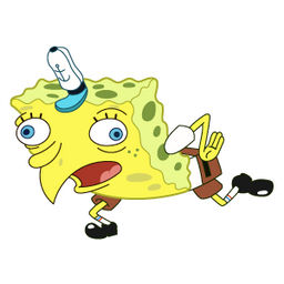 Mocking SpongeBob - Sticker Mania