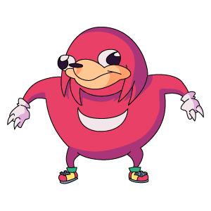 Uganda Knuckles - Sticker Mania