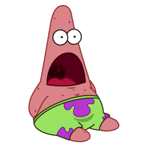 Surprised Patrick - Sticker Mania