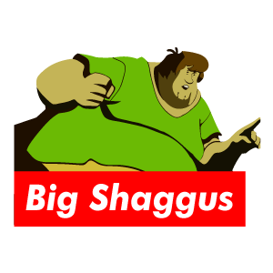cool and cute Big Shaggus for stickermania