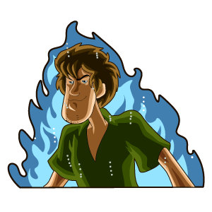 cool and cute Ultra Instinct Shaggy Meme for stickermania