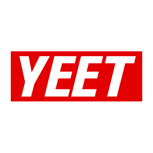 here is a YEET Sticker from the Memes collection for sticker mania