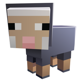 Minecraft Baby Sheep Sticker - Sticker Mania