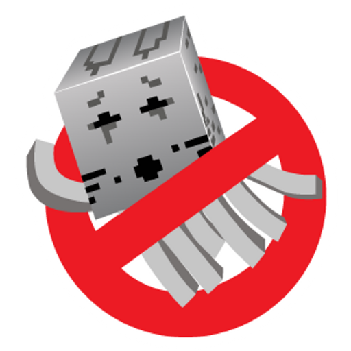 Minecraft Ghastbusters Logo Sticker