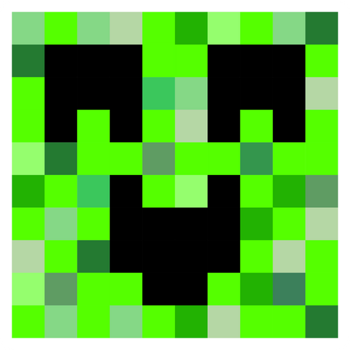 Minecraft Happy Creeper Sticker