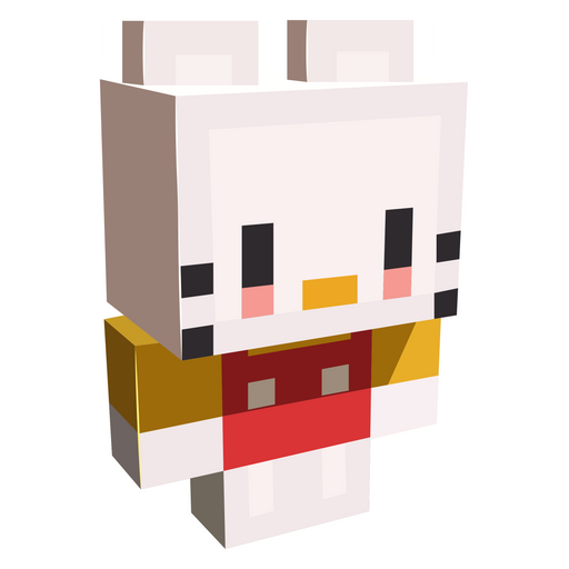 here is a Minecraft Hello Kitty Sticker from the Minecraft collection for sticker mania