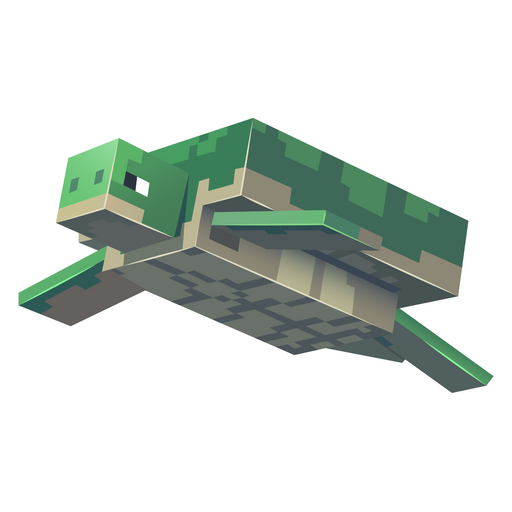 here is a Minecraft Turtle Sticker from the Minecraft collection for sticker mania