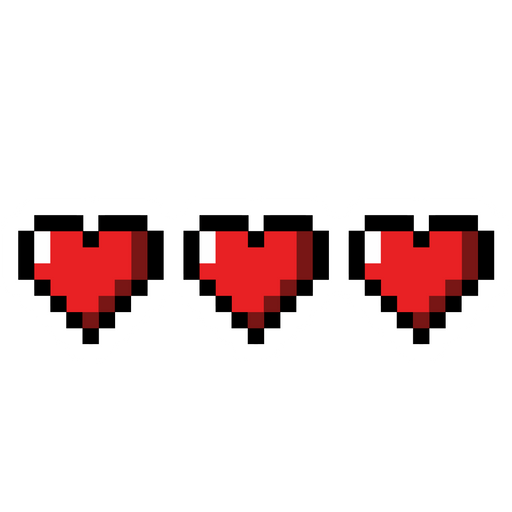 here is a Minecraft Lives Sticker from the Minecraft collection for sticker mania