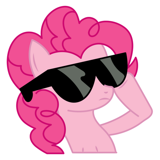 here is a My Little Pony Pinkie Pie in Sunglasses Sticker from the My Little Pony collection for sticker mania