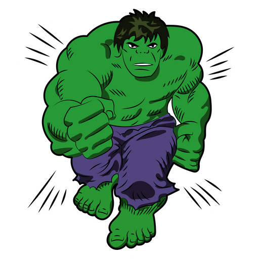 here is a Avengers Hulk Sticker from the Marvel collection for sticker mania